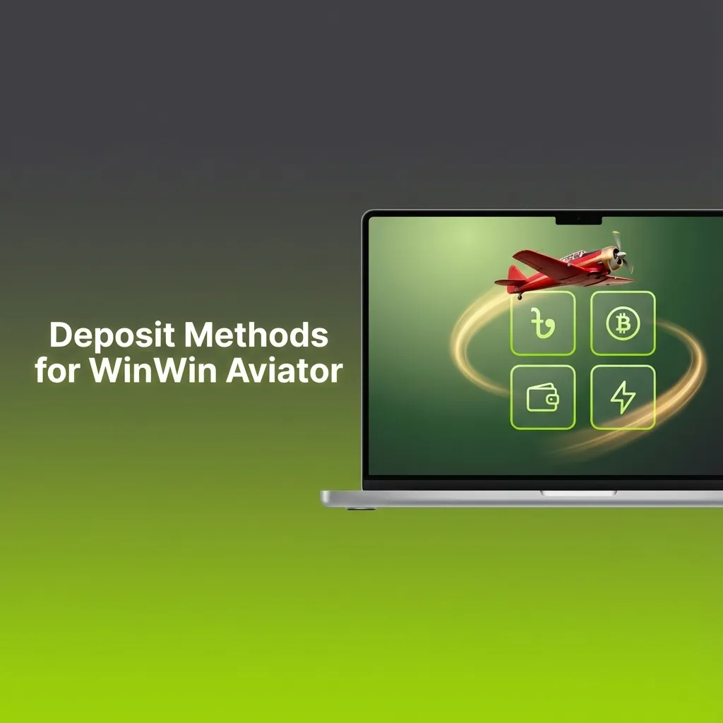 Icons of Bangladeshi mobile banking, cards, e-wallets, and crypto coins as deposit methods for WinWin Aviator