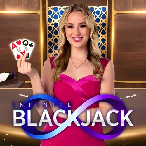 Infinite Blackjack live table with unlimited seats at WinWin Bangladesh casino.