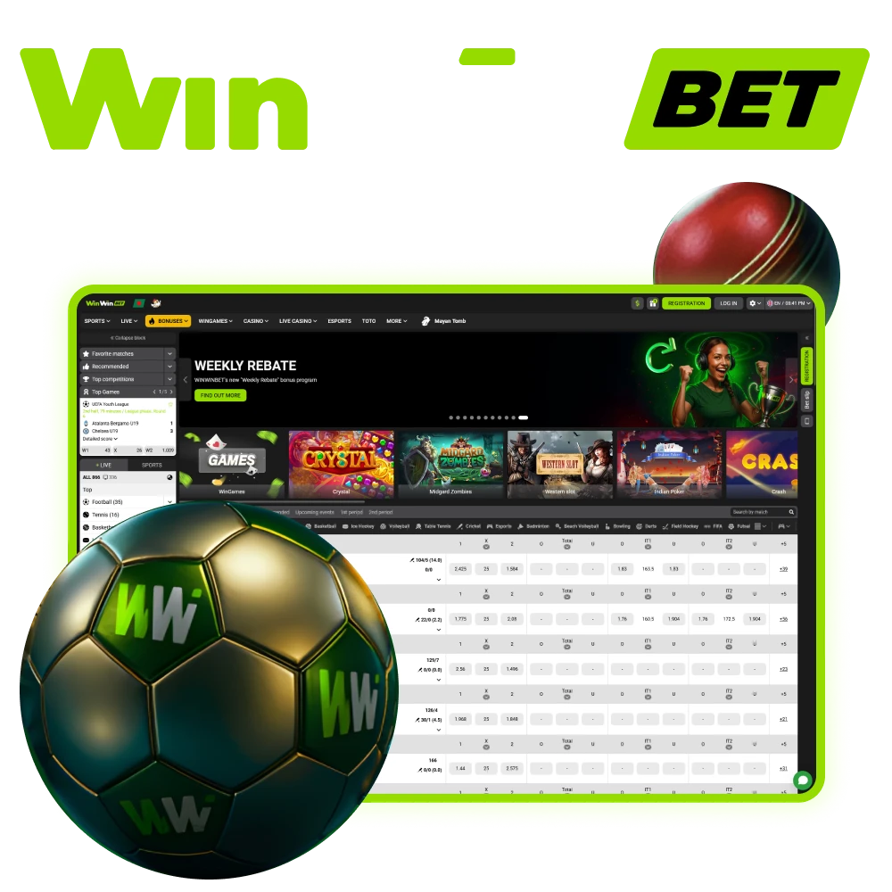 Header section of the official WinWin Bangladesh website.