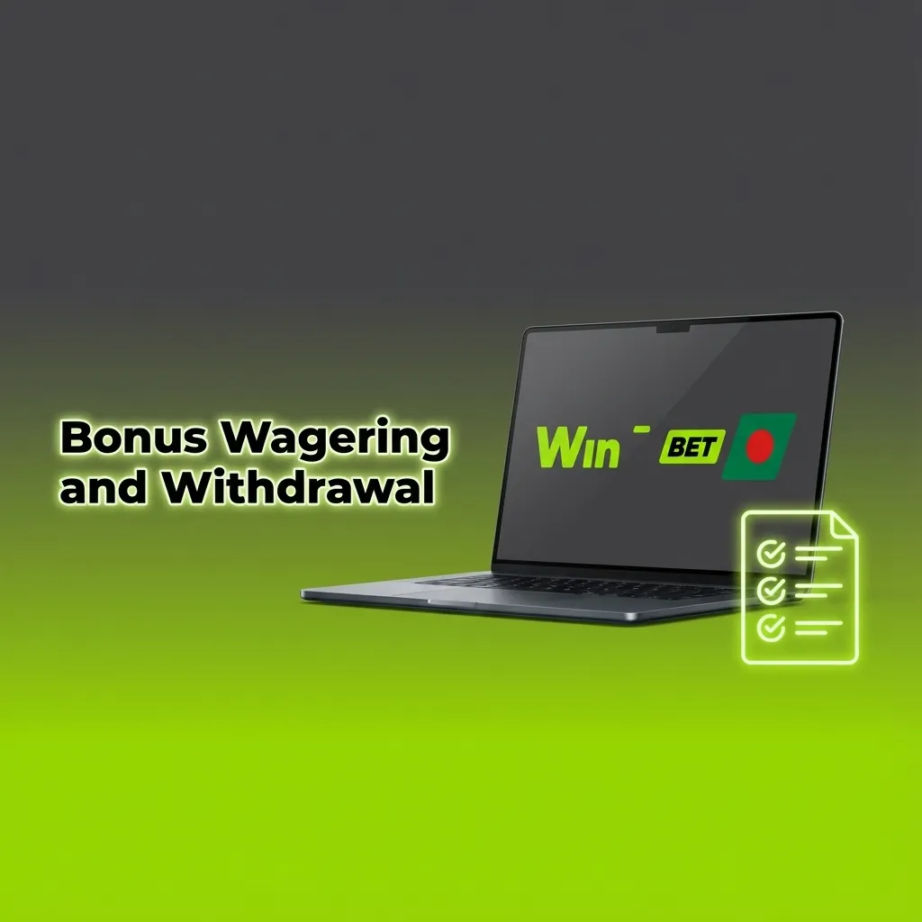 Illustrated guide showing separate cash and bonus balances, wagering requirements, and steps before withdrawing a casino bonus