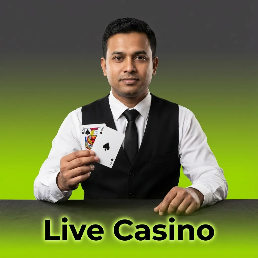 Player viewing WinWin Live Casino lobby with HD video dealers for roulette, blackjack, baccarat and game shows on screen