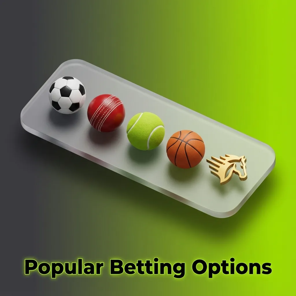 Illustration of betting options: prematch, live, multi live, cash out, and system bets on cricket and football markets