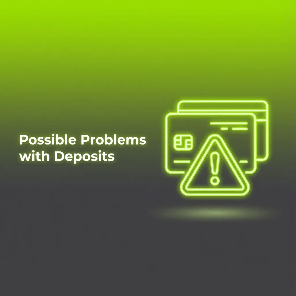 Infographic titled "Possible Problems with Deposits" listing common WinWin deposit issues in Bangladesh and simple fixes