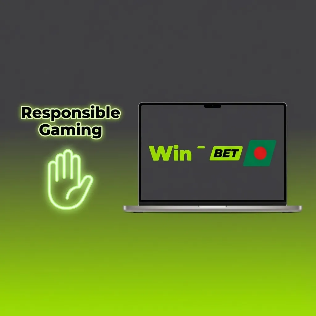 Illustration promoting responsible gaming with limits, breaks, and support to keep betting safe and under control