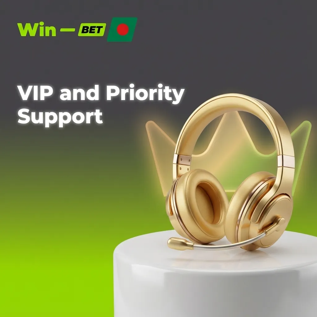 Illustration of a VIP casino player in Bangladesh receiving priority customer support via chat, phone, and email.